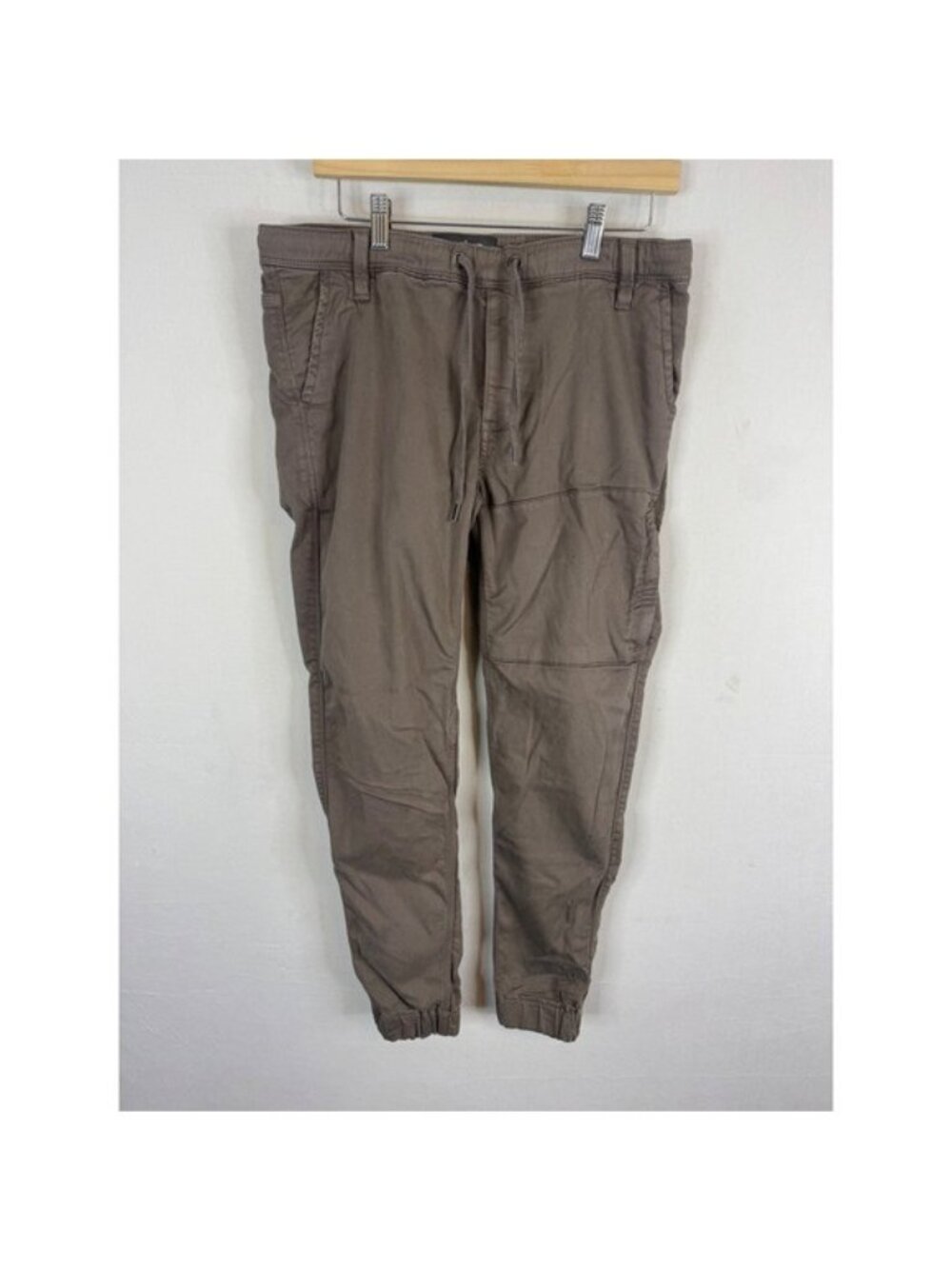 DU/ER N2X Slim Fit Joggers Mens 31x29 Taupe Brown Performance Pant Drawstring